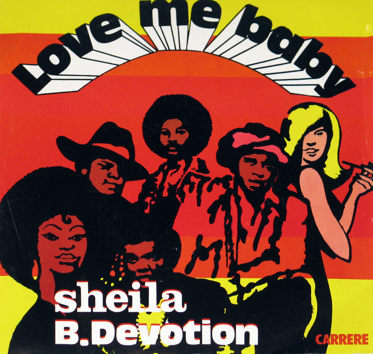 Large Hires Photo of Sheila B. Devotion Love Me Baby Carrere Records